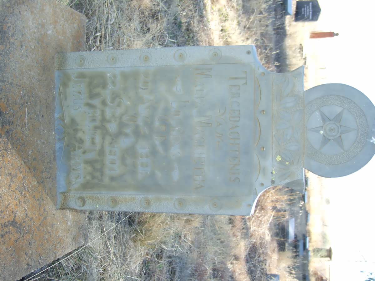 LOURENS Maria Magrietha 1896-1901