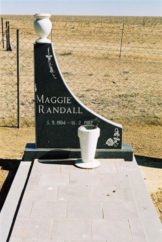 RANDALL Maggie 1904-1982