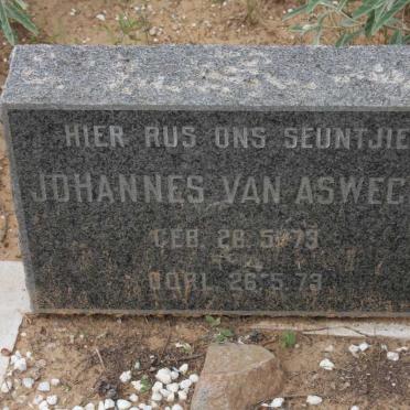 ASWEGEN Johannes, van 1973-1973