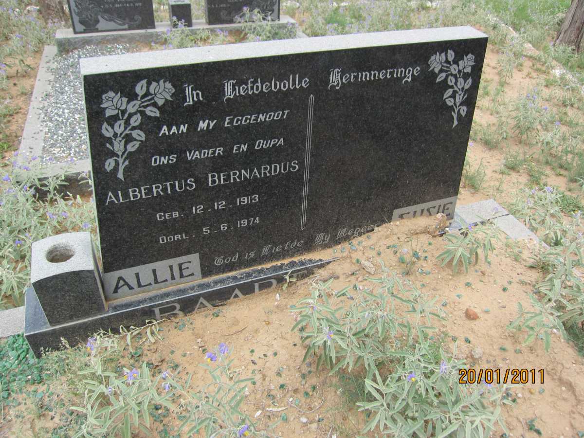 BAARTMAN Albertus Bernardus 1913-1974