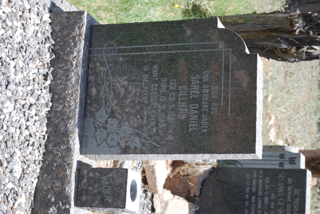 CILLIERS Sarel Daniel 1891-1949