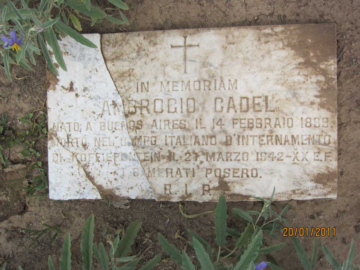 CADEL Ambrocio 1899-1942