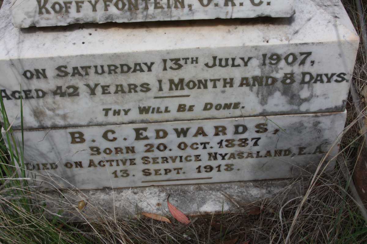 EDWARDS B.C. 1887-1918