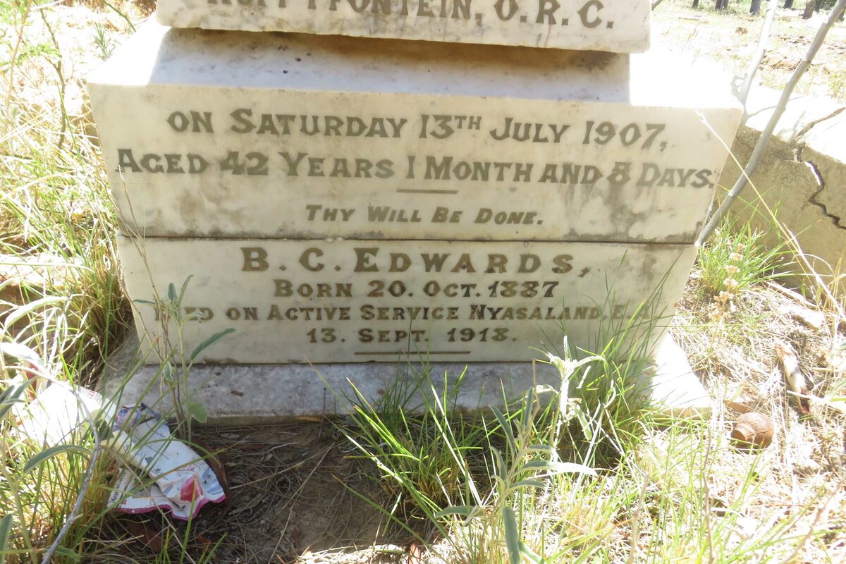 EDWARDS Bennetta Ann -1907 :: EDWARDS B.C. 1887-1913