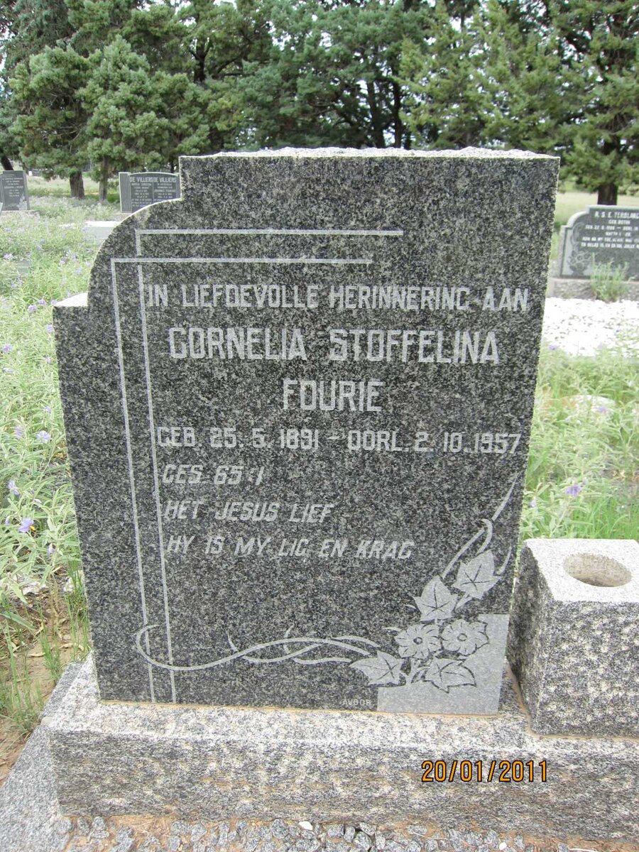FOURIE Cornelia Stoffelina 1891-1957