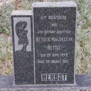 HERBST Hester Magdalena 1949-1953