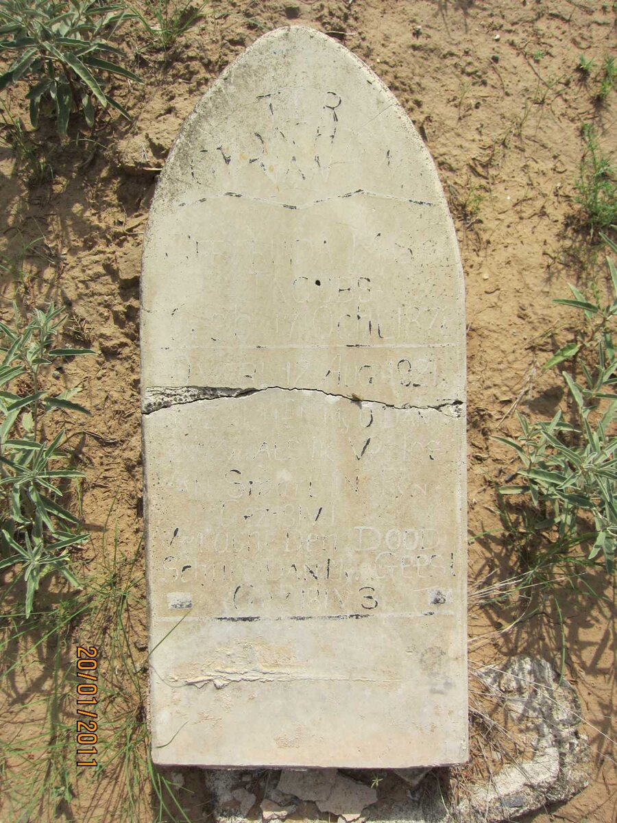 JACOBS Gertruida ? 18??-1921