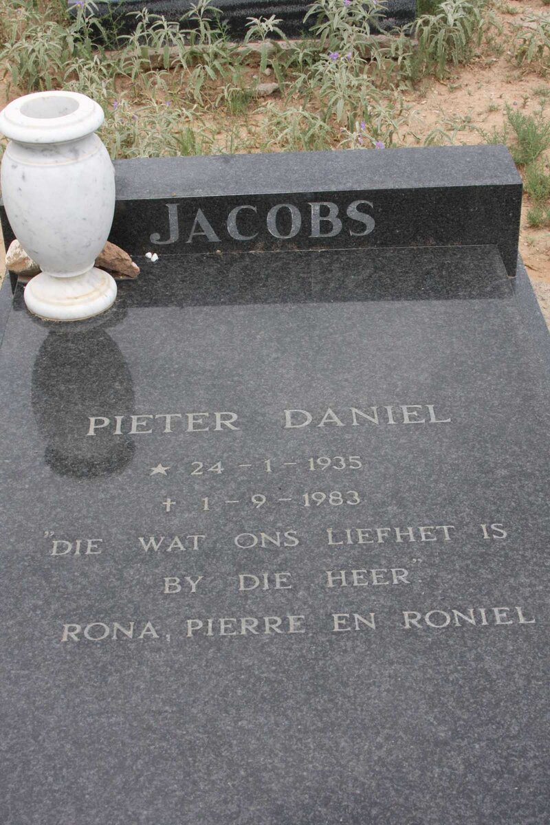 JACOBS Pieter Daniel 1935-1983