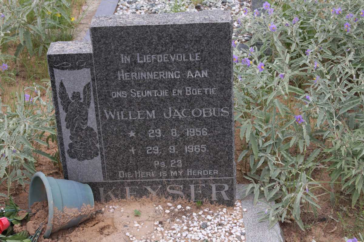 KEYSER Willem Jacobus 1956-1965