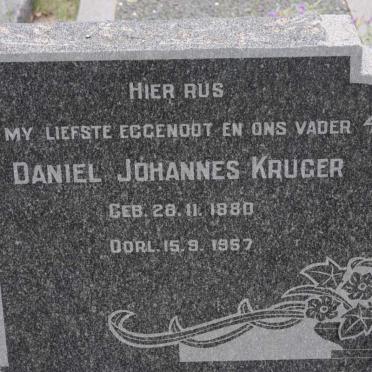 KRUGER Daniel Johannes 1880-1957 &amp; Catharina J. ZAAYMAN 1884-1971