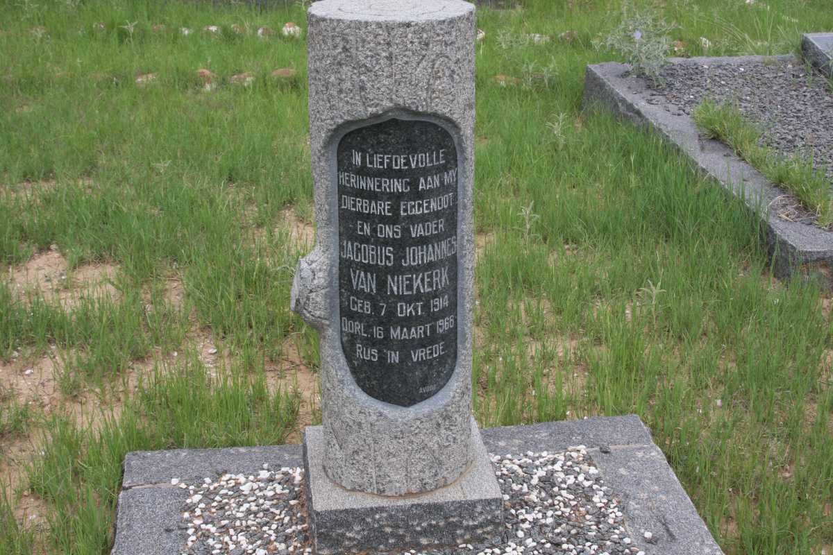 NIEKERK Jacobus Johannes, van 1914-1966