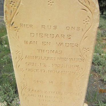 NIENABER Thomas Arnoldus 1864-1926