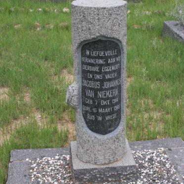 NIEKERK Jacobus Johannes, van 1914-1966