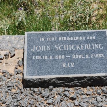 SCHICKERLING John 1908-1953