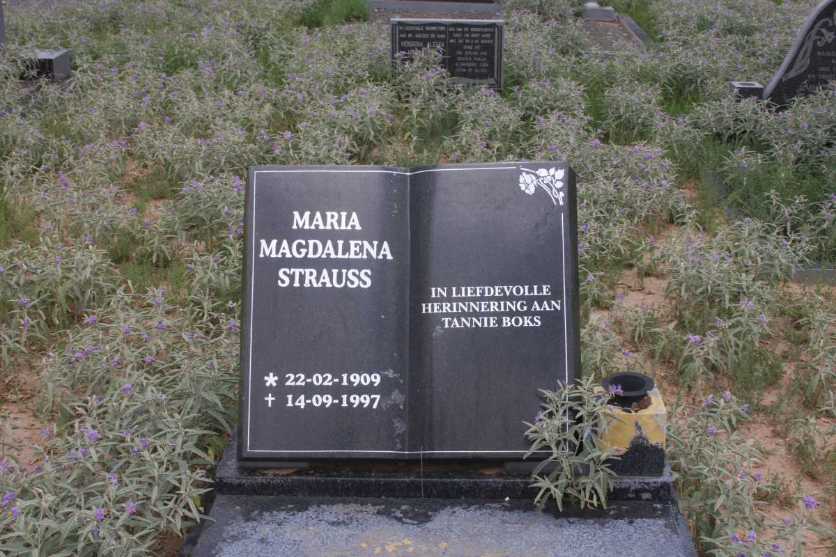 STRAUSS Maria Magdalena 1909-1997