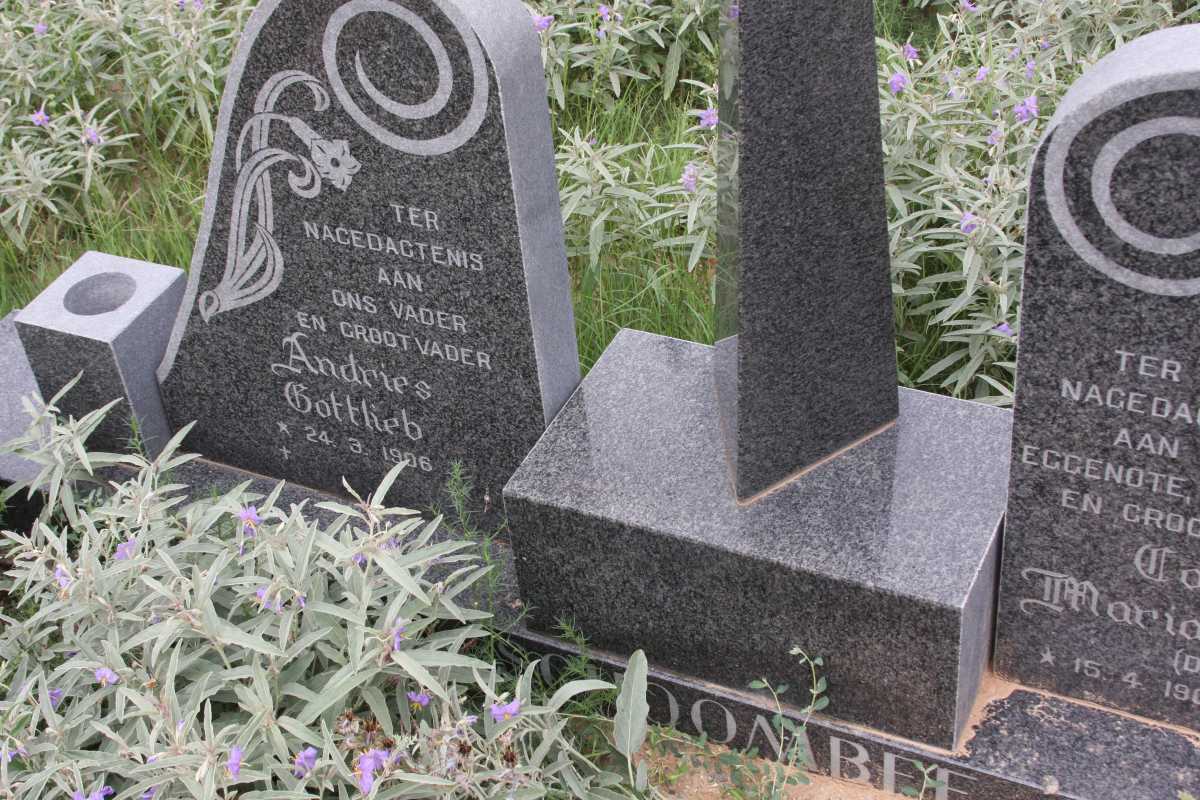 SCHOOMBEE Andries Gottlieb 1906-