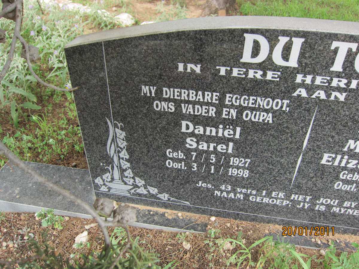 TOIT Daniël Sarel, du 1927-1998