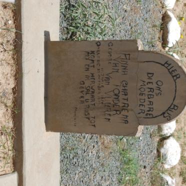 TONDER Anna Chatrena, van nee VAN VUUREN 1858-1937