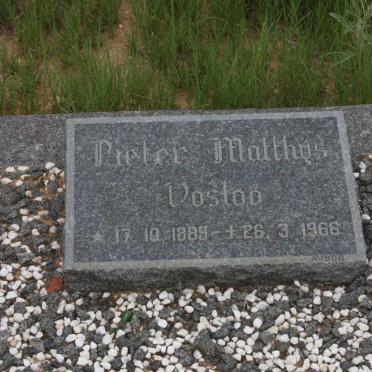 VOSLOO Pieter Matthys 1889-1966
