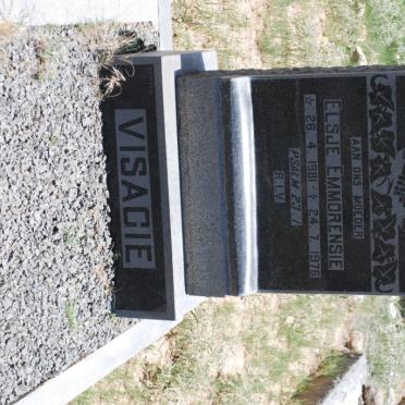 VISAGIE Elsje Emmorensie 1881-1976