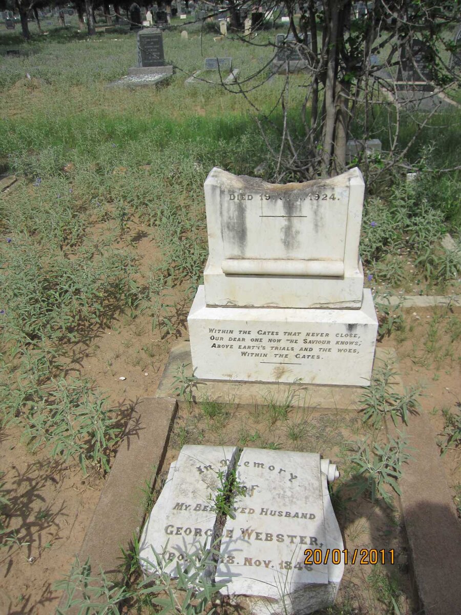 WEBSTER George 1846-1924