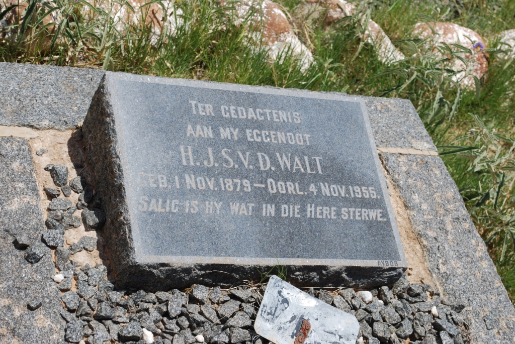 WALT H.J.S., v.d. 1879-1955