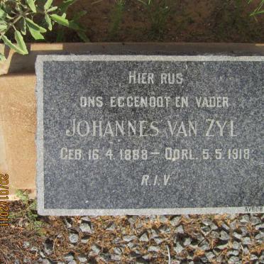 ZYL Johannes, van 1888-1918