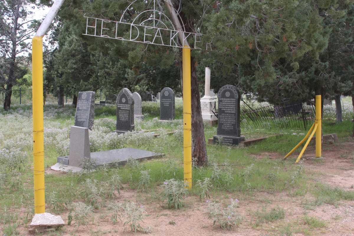 1. Overview of Jewish graves in the back ground