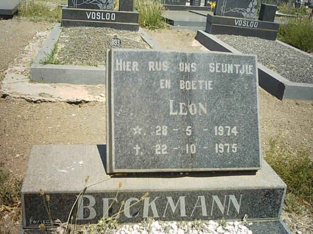 BECKMANN Leon 1974-1975