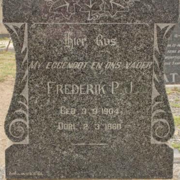 BEER Frederik P.J., de 1904-1960