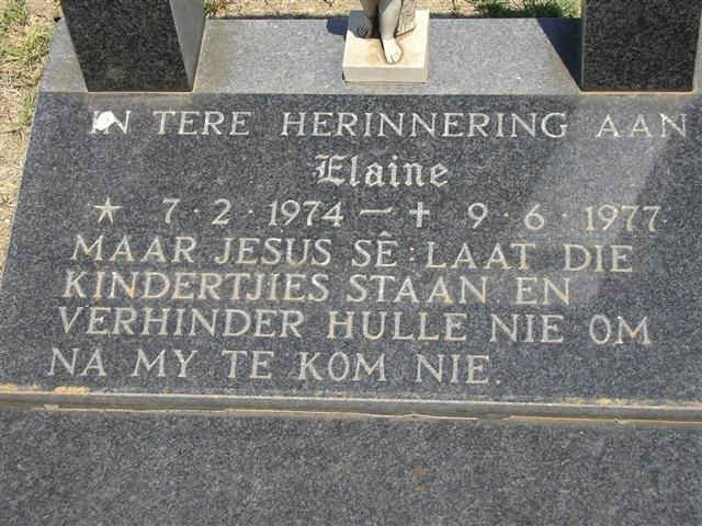 BOTHA Elaine 1973-1977