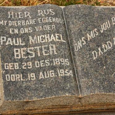 BESTER Paul Michael 1895-1954
