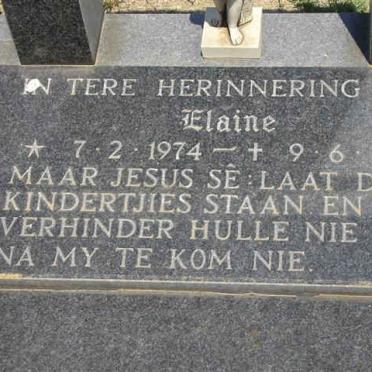 BOTHA Elaine 1973-1977