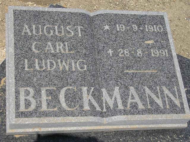 BECKMANN August Carl Ludwig 1910-1991
