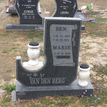 BERG Ben, van den 1940-2011 &amp; Marie 1948-