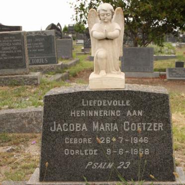 COETZER Jacoba Maria 1946-1958