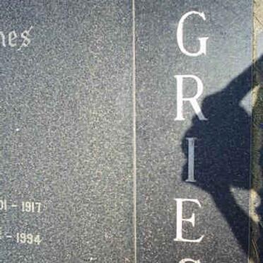 GRIESEL Hannes 1917-1994 &amp; Hester 1912-1991