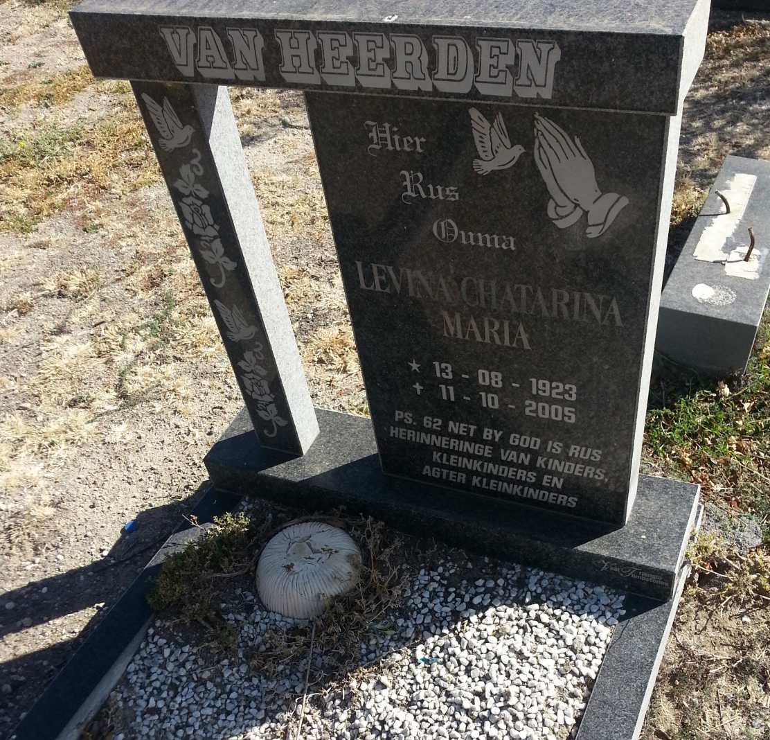 HEERDEN Levina Chatarina Maria, van 1923-2005
