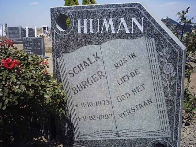 HUMAN Schalk Burger 1973-1997