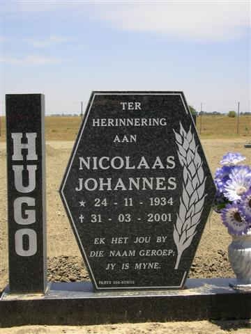 HUGO Nicolaas Johannes 1934-2001