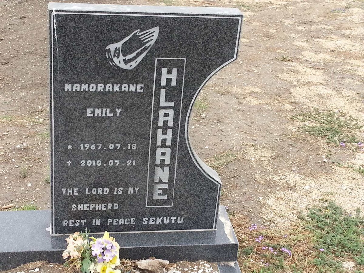 HLAHANE Mamorakane Emily 1967-2010