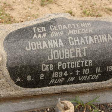JOUBERT Johanna Chatarina nee POTGIETER 1894-1978