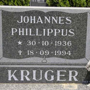 KRUGER Johannes Phillippus 1936-1994