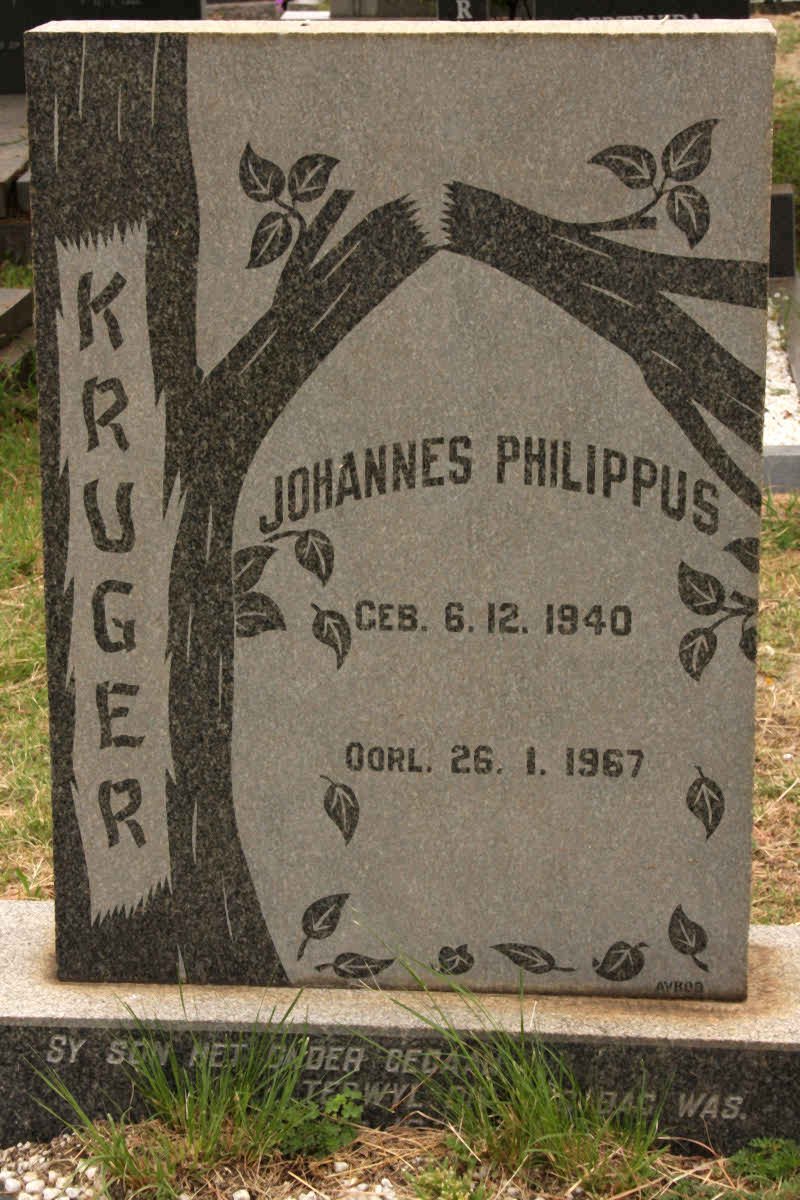 KRUGER Johannes Philippus 1940-1967