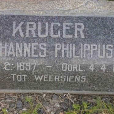 KRUGER Johannes Philippus 1897-1963