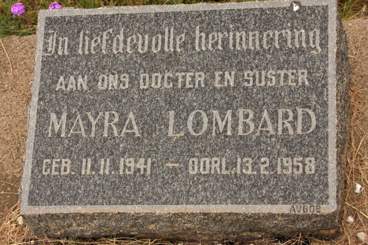 LOMBARD Mayra 1941-1958