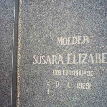 LOOTS Susara Elizabeth nee ESTERHUYSE 1925-
