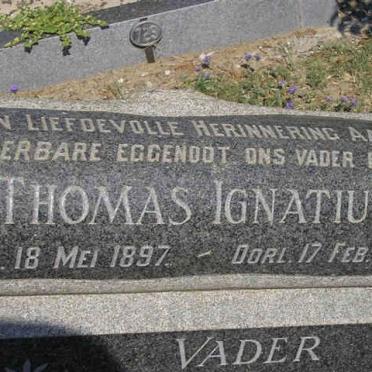MARX Thomas Ignatius 1897-1969