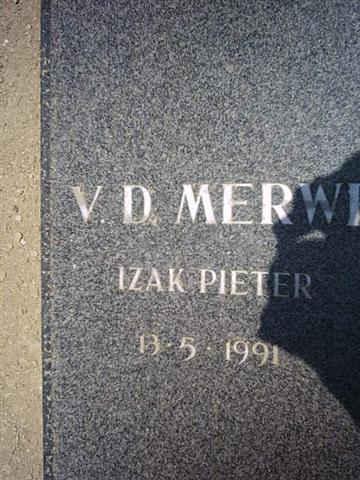 MERWE Izak Pieter, v.d. -1991
