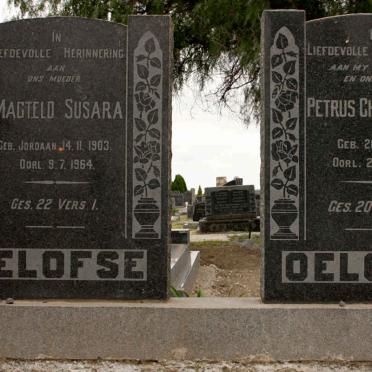 OELOFSE Petrus Christoffel 1890-1956 &amp; Magteld Susara JORDAAN 1903-1964
